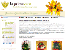 Tablet Screenshot of fioristalaprimavera.it